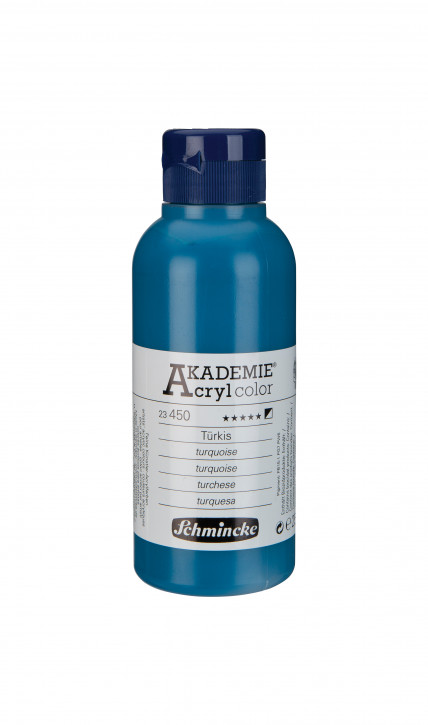 AKADEMIE Acryl Color 250ml Tube-Türkis