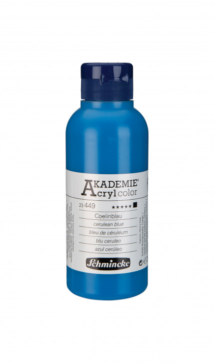 AKADEMIE Acryl Color 250ml Tube-Coelinblau