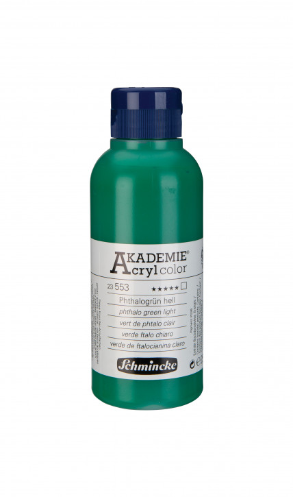 AKADEMIE Acryl Color 250ml Tube-Phthalogrün hell