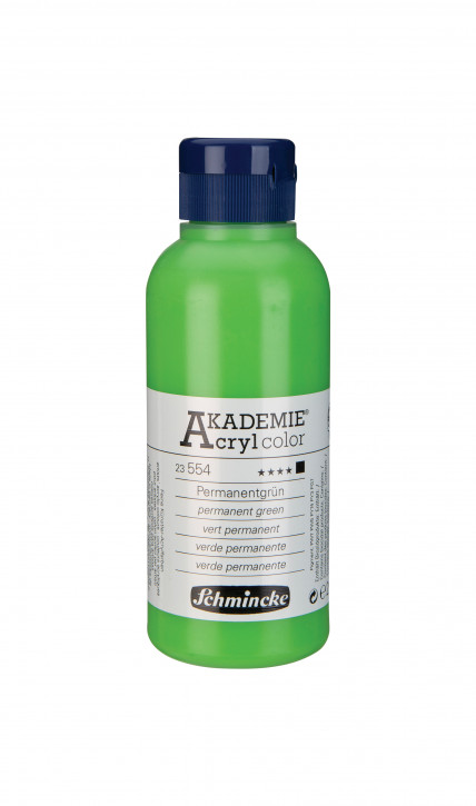 AKADEMIE Acryl Color 250ml Tube-Permanentgrün