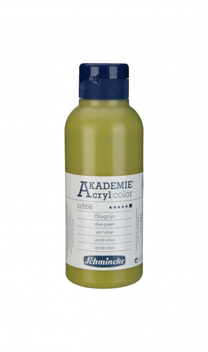 AKADEMIE Acryl Color 250ml Tube-Olivgrün