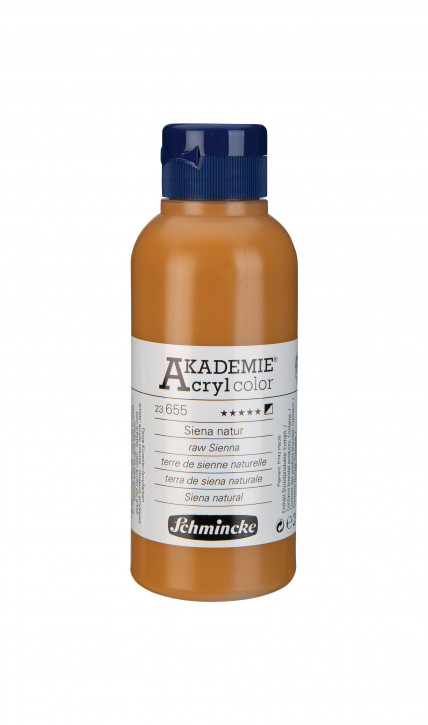 AKADEMIE Acryl Color 250ml Tube-Siena Natur