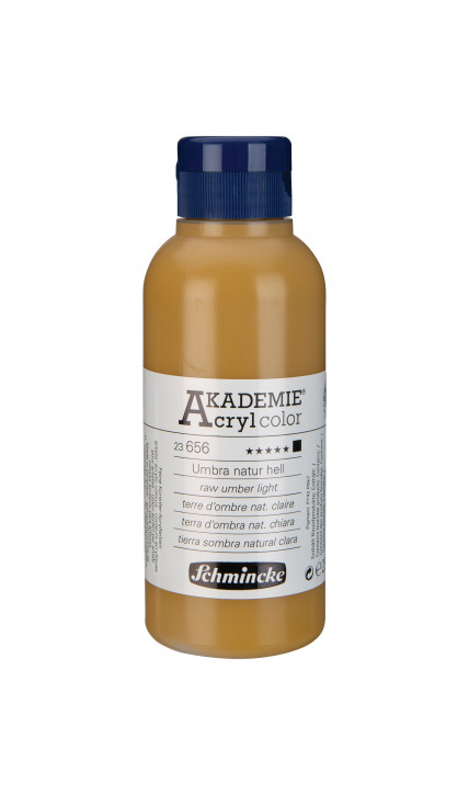AKADEMIE Acryl Color 250ml Tube-Umbra Natur hell