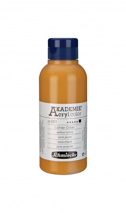 AKADEMIE Acryl Color 250ml Tube-Lichter Ocker