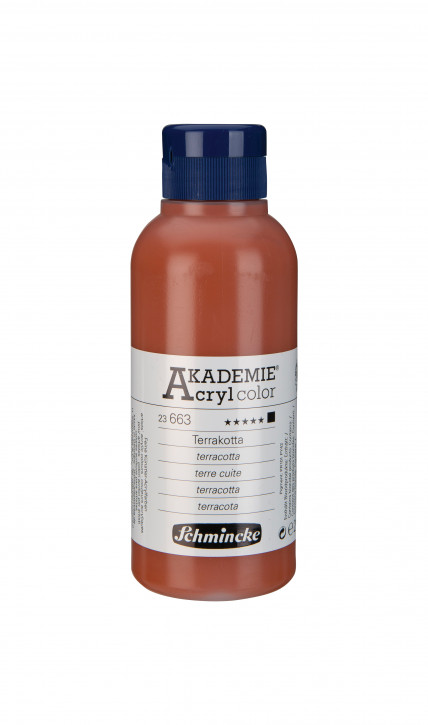 AKADEMIE Acryl Color 250ml Tube-Terracotta