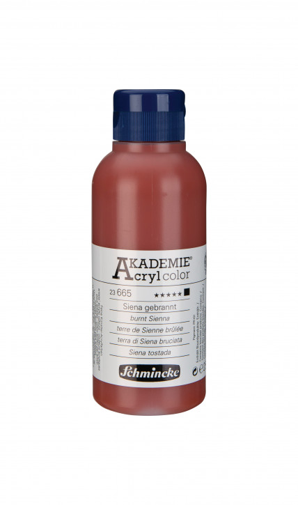 AKADEMIE Acryl Color 250ml Tube-Siena gebrannt