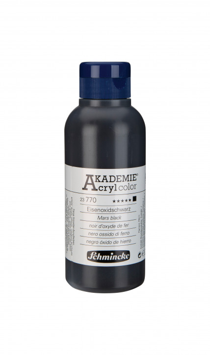 AKADEMIE Acryl Color 250ml Tube-Eisenoxydschwarz