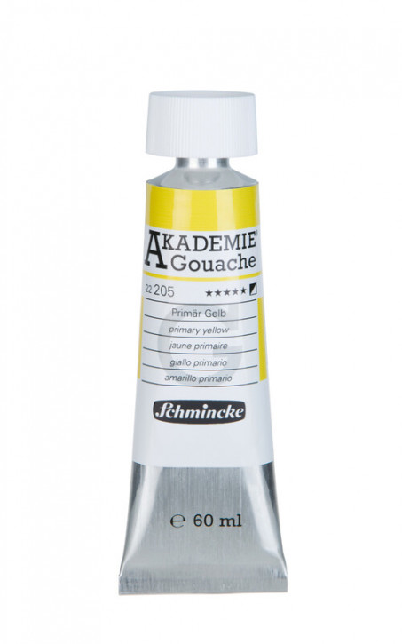 AKADEMIE® Gouache, Primär GelbTube 60 ml, Sorte 22