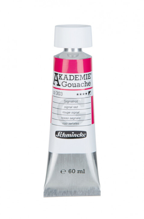 AKADEMIE® Gouache, Signalrot Tube 60 ml, Sorte 22