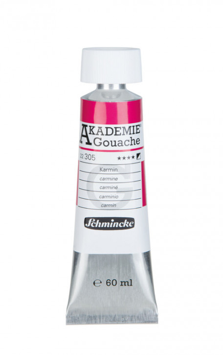 AKADEMIE® Gouache, Karmin Tube 60 ml, Sorte 22