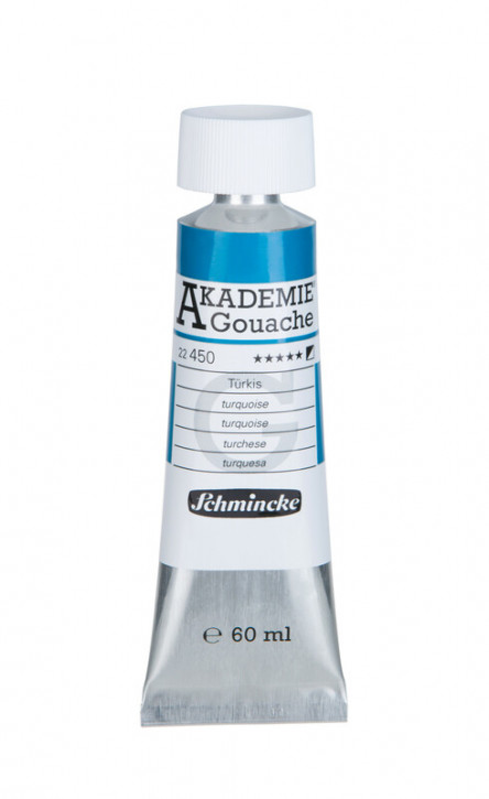 AKADEMIE® Gouache, Türkis Tube 60 ml, Sorte 22
