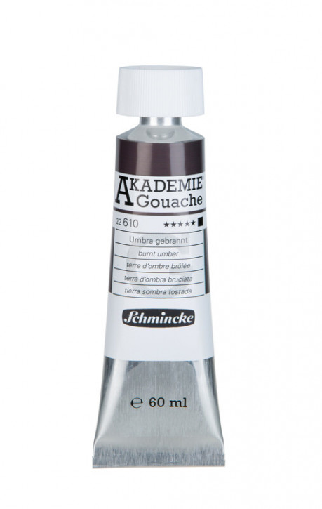 AKADEMIE® Gouache, Umbra gebrannt Tube 60 ml, Sorte 22