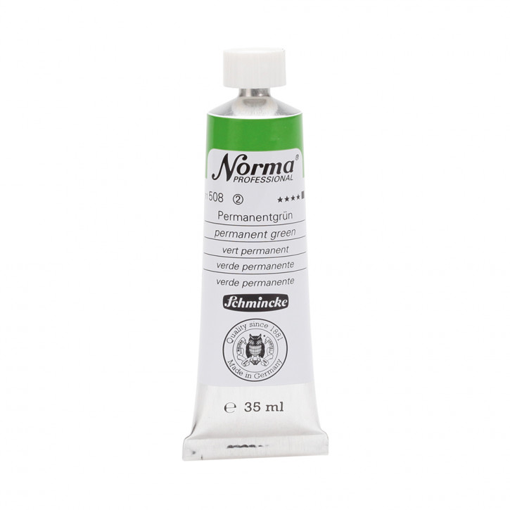 Schmincke Norma Professional, 35 ml, Permanentgrün
