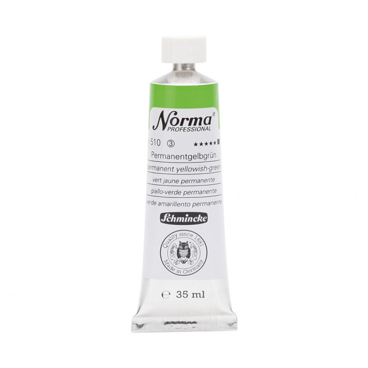 Schmincke Norma Professional, 35 ml, Permanentgelbgrün