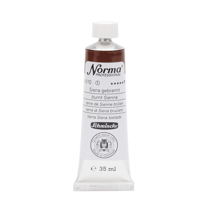 Schmincke Norma Professional, 35 ml, Siena gebrannt