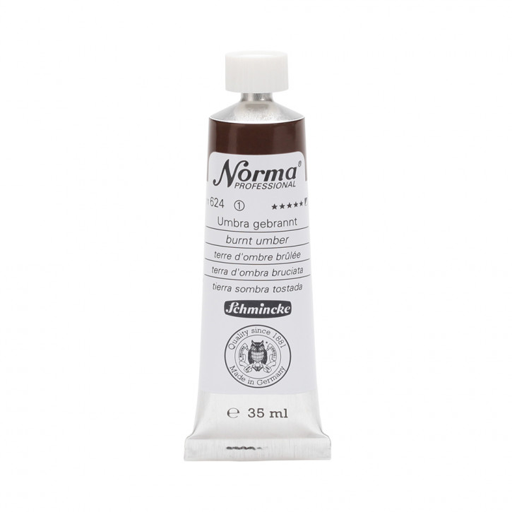 Schmincke Norma Professional, 35 ml, Umbra gebrannt