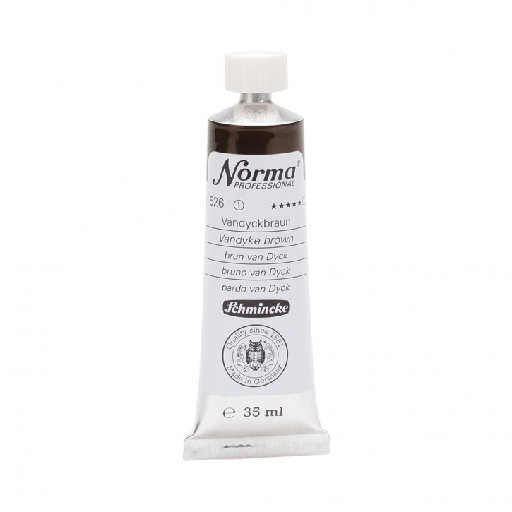 Schmincke Norma Professional, 35 ml, Vandykbraun