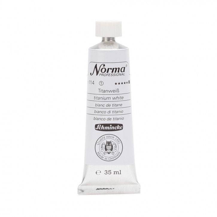 Schmincke Norma Professional, 35 ml, Titanweiß