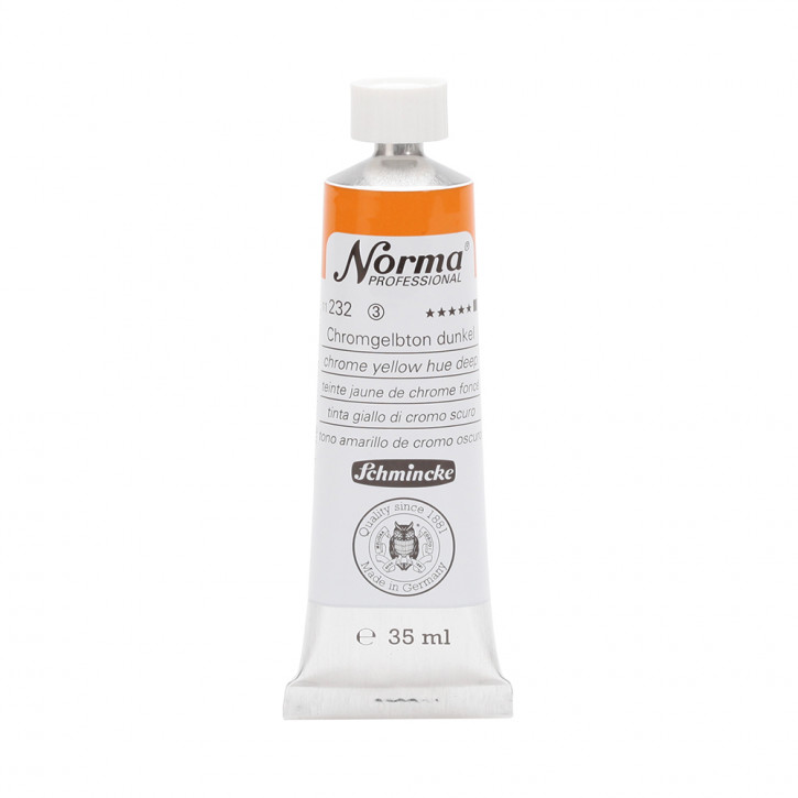 Schmincke Norma Professional, 35 ml, Chromgelbton dunkel