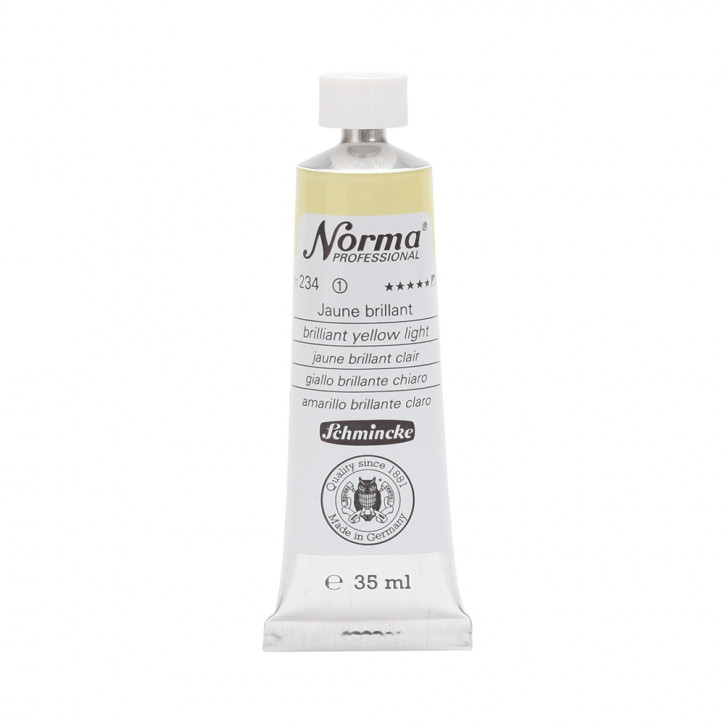 Schmincke Norma Professional, 35 ml, Jaune brillant