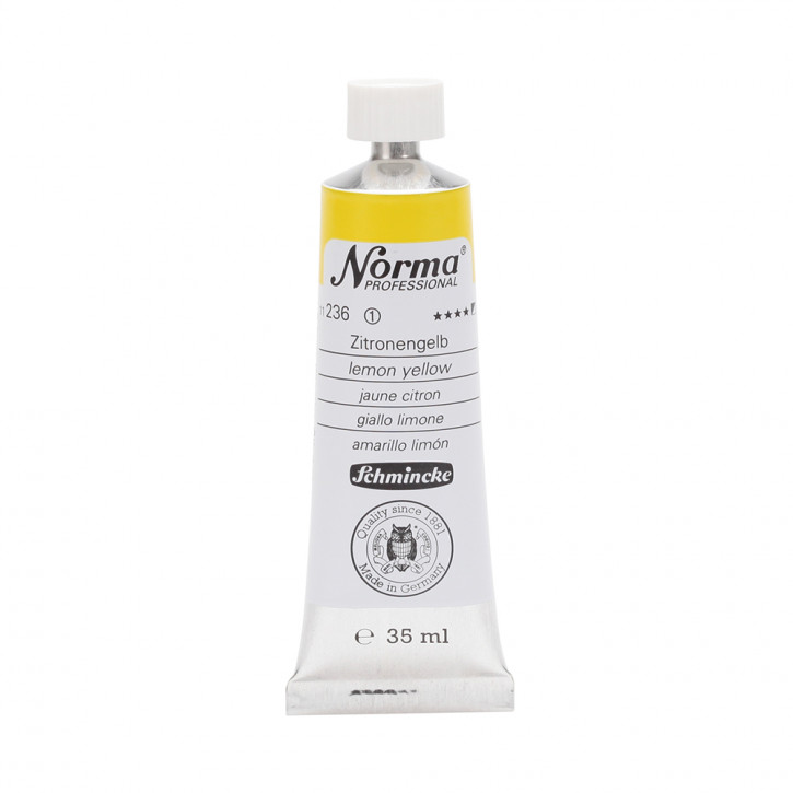 Schmincke Norma Professional, 35 ml, Zitronengelb