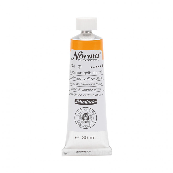 Schmincke Norma Professional, 35 ml, Kadmiumgelb dunkel
