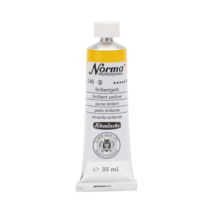 Schmincke Norma Professional, 35 ml, Brillantgelb