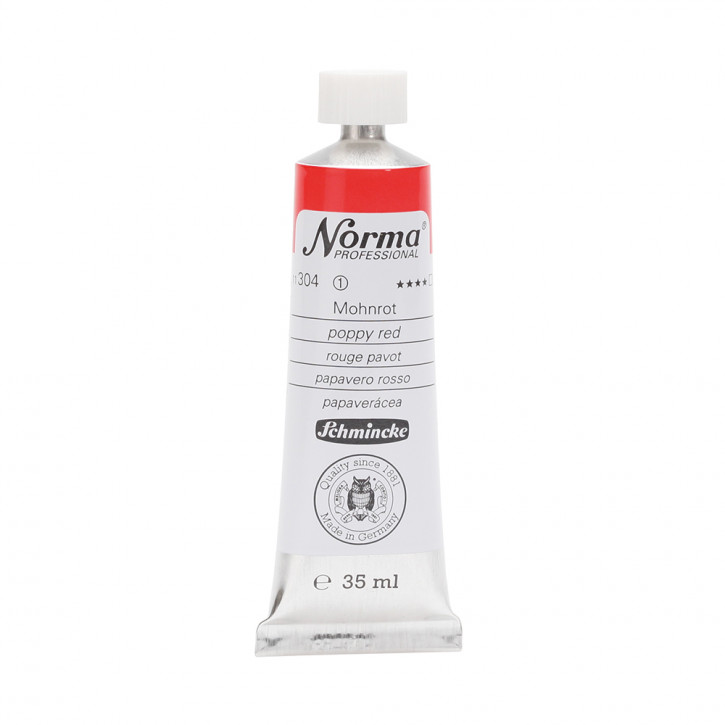Schmincke Norma Professional, 35 ml, Mohnrot