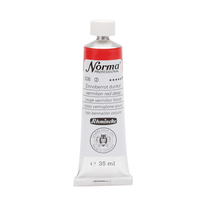 Schmincke Norma Professional, 35 ml, Zinnoberrot dunkel