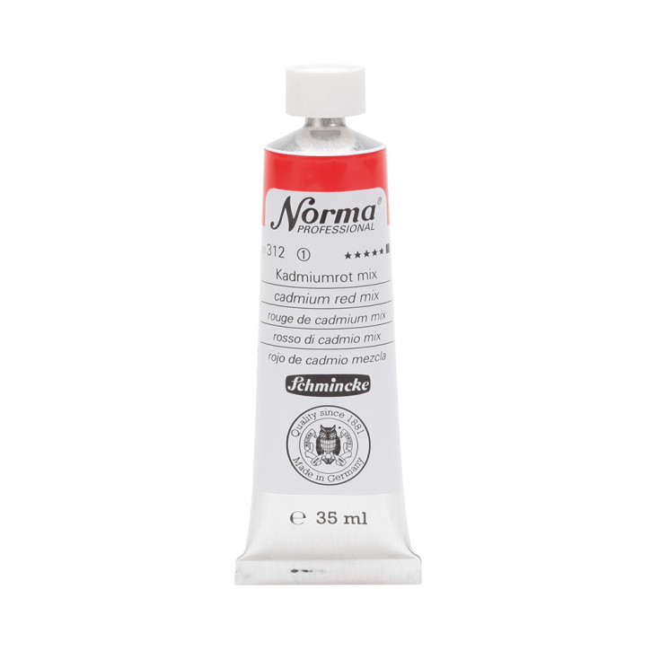 Schmincke Norma Professional, 35 ml, Kadmiumrot mix