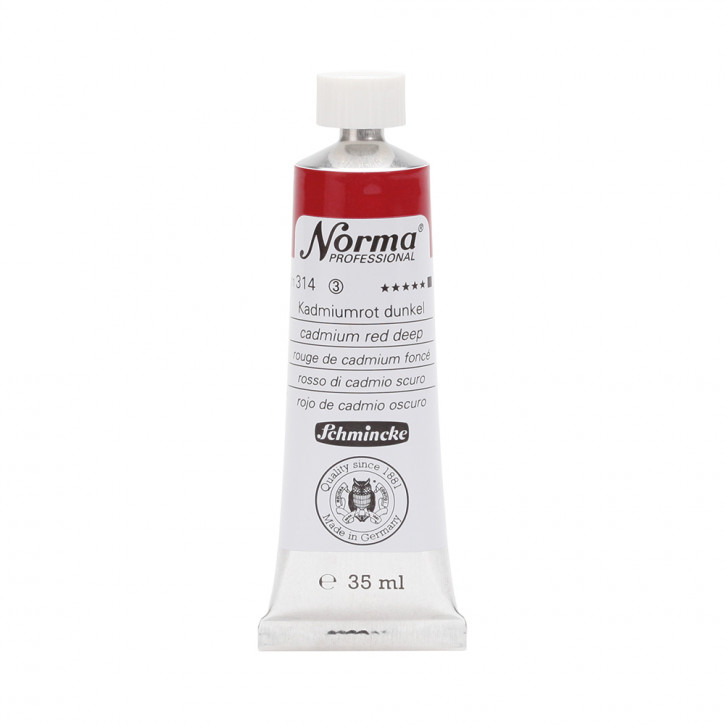 Schmincke Norma Professional, 35 ml, Kadmiumrot dunkel