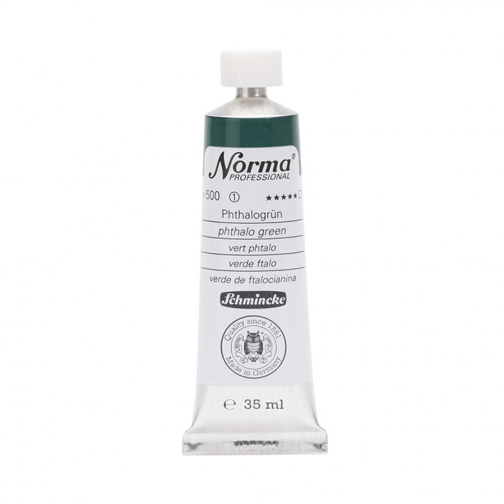 Schmincke Norma Professional, 35 ml, Phthalogrün