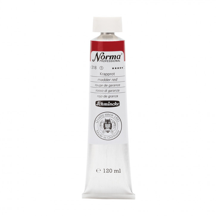 Schmincke Norma Professional, 120 ml, Krapprot
