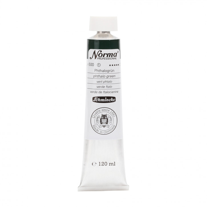 Schmincke Norma Professional, 120 ml, Phthalogrün