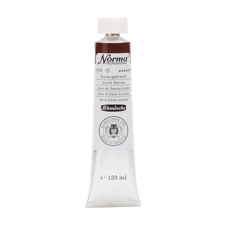Schmincke Norma Professional, 120 ml, Siena gebrannt