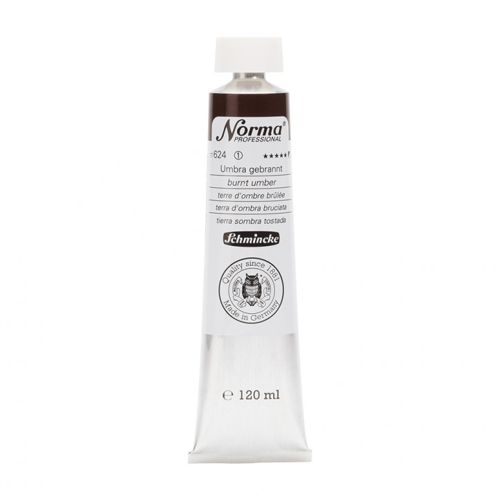 Schmincke Norma Professional, 120 ml, Umbra gebrannt