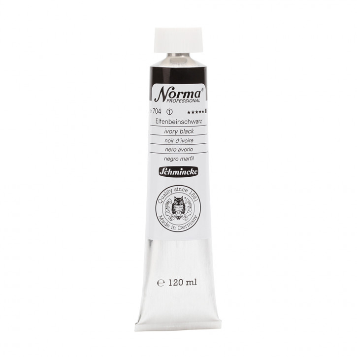 Schmincke Norma Professional, 120 ml, Elfenbeinschwarz
