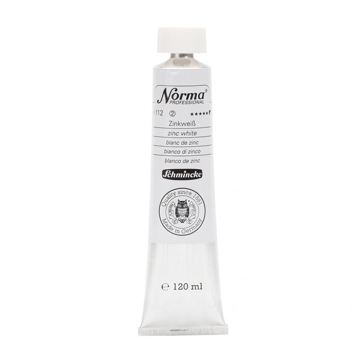 Schmincke Norma Professional, 120 ml, Zinkweiß