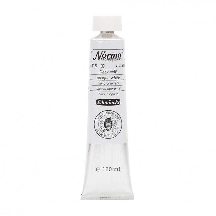 Schmincke Norma Professional, 120 ml, Deckweiß