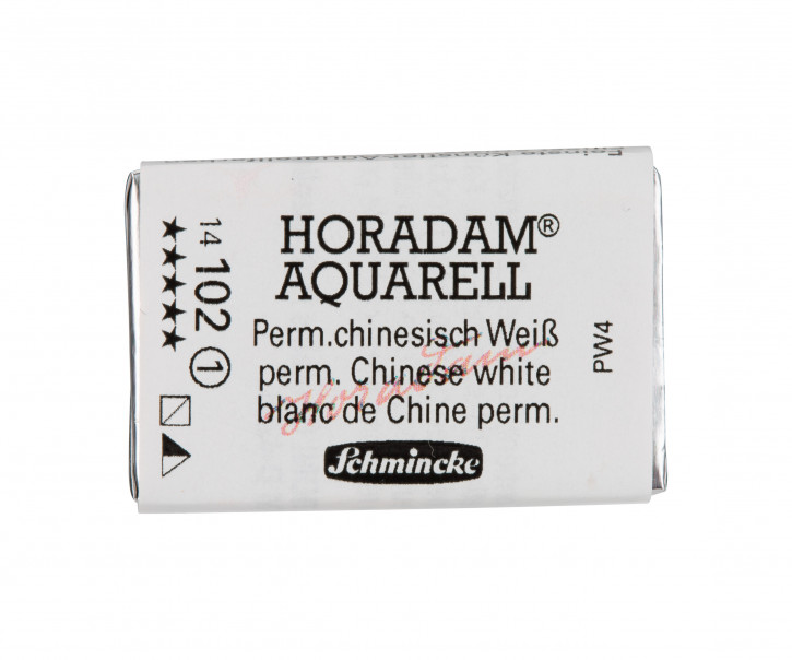 SCHMINCKE HORADAM® Feinste Künstler-Aquarellfarben, Permanent chinesisch Weiß 102, 1/1 Näpfchen