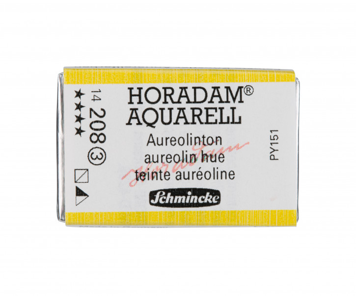 SCHMINCKE HORADAM® Feinste Künstler-Aquarellfarben, Aureolinton 208, 1/1 Näpfchen