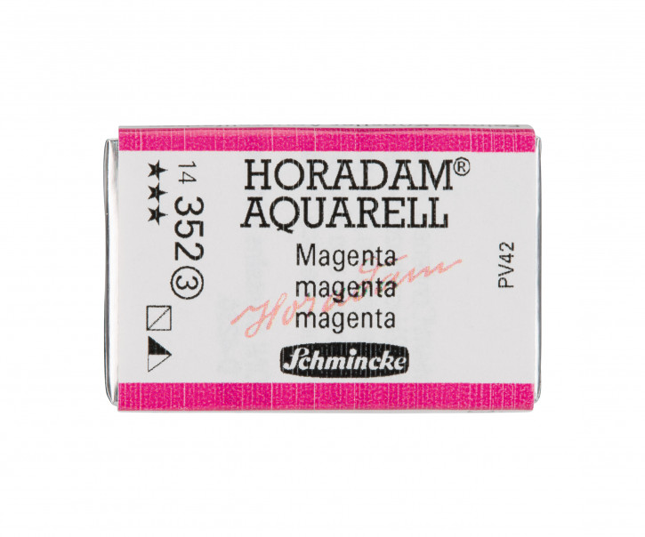 SCHMINCKE HORADAM® Feinste Künstler-Aquarellfarben, Magenta 352, 1/1 Näpfchen
