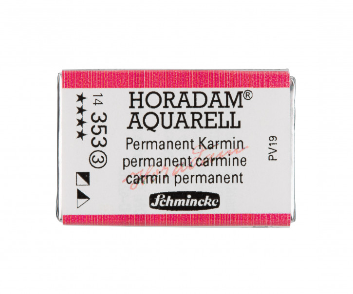 SCHMINCKE HORADAM® Feinste Künstler-Aquarellfarben, Permanent Karmin 353, 1/1 Näpfchen