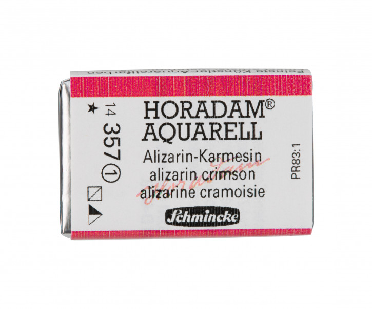 SCHMINCKE HORADAM® Feinste Künstler-Aquarellfarben, Alizarin-Karmesin 357, 1/1 Näpfchen