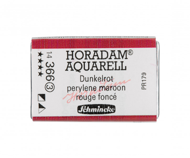 SCHMINCKE HORADAM® Feinste Künstler-Aquarellfarben, Dunkelrot 366, 1/1 Näpfchen