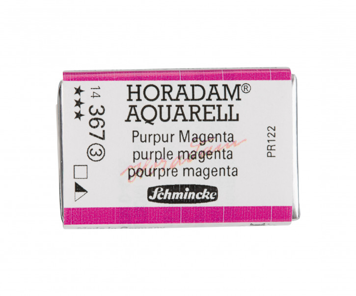 SCHMINCKE HORADAM® Feinste Künstler-Aquarellfarben, Purpur Magenta 367, 1/1 Näpfchen