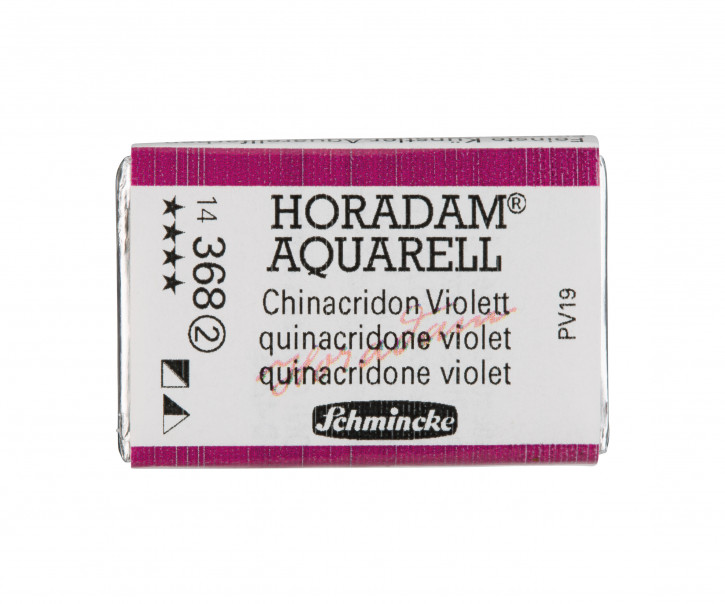 SCHMINCKE HORADAM® Feinste Künstler-Aquarellfarben, Chinacridon Violett 368, 1/1 Näpfchen