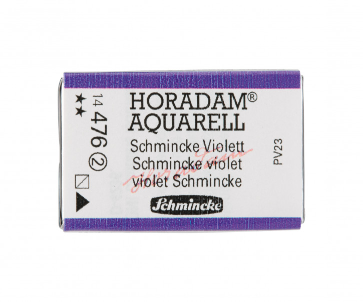 SCHMINCKE HORADAM® Feinste Künstler-Aquarellfarben, Schmincke Violett 476, 1/1 Näpfchen