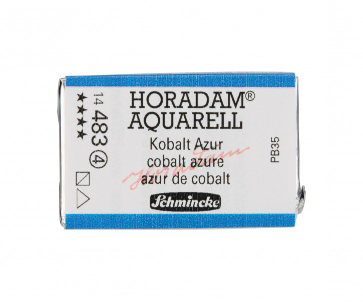SCHMINCKE HORADAM® Feinste Künstler-Aquarellfarben, Kobalt Azur 483, 1/1 Näpfchen