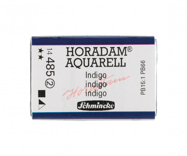 SCHMINCKE HORADAM® Feinste Künstler-Aquarellfarben, Indigo 485, 1/1 Näpfchen